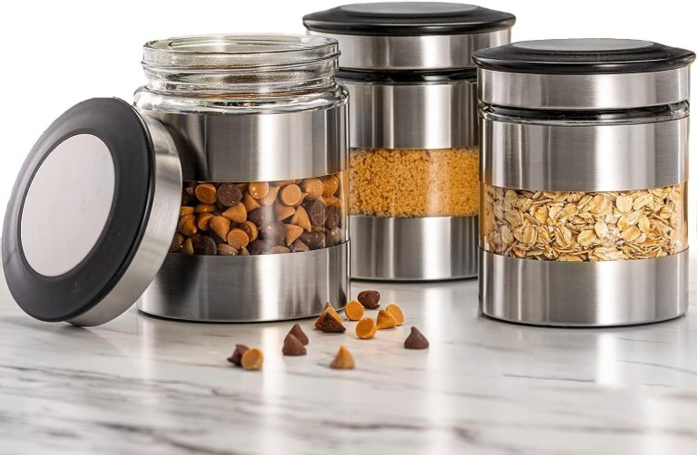 Le'raze Airtight Food Storage Container for Kitchen Counter with Window